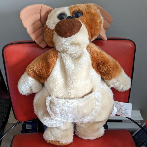 Gremlins Mowgli Gizmo Stuffed Toy with Zipper Storage and Pouch Warner B… - Picture 3 of 9